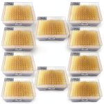 MUHWA 200µL Pipette Tips 96 per Rack, 10 Sterile Autoclavable-0