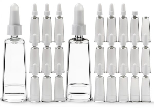 Beavorty Ampule Tips 4.4x1.3cm Pack of 2 Replacement Pipette-0