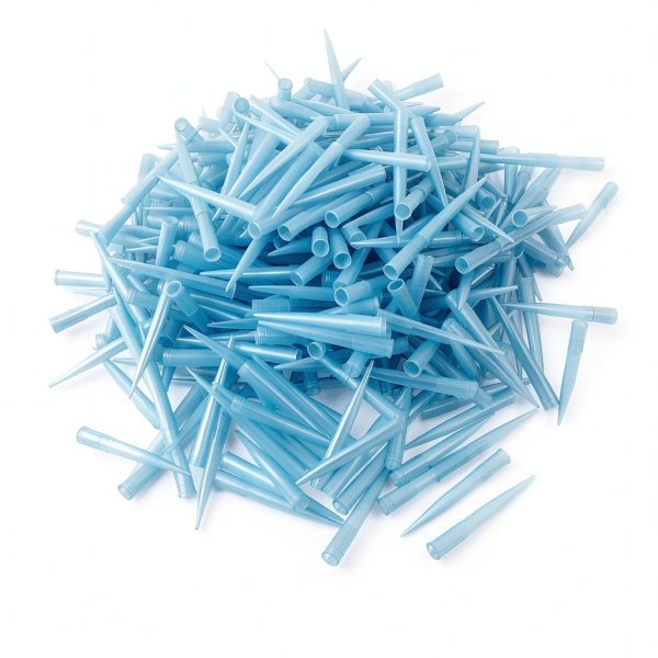 uxcell 1mL Clear Blue Pipette Tips 500pcs Universal Disposable-0