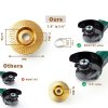 Wood Carving Disc Set 4"/4½" Angle Grinder - Seamaka Grinding Wheels-3