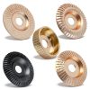 Angle Grinder Wood Carving Disc Set 5PC TJXSDZHT 4"/4.5" 5/8" Arbor-0