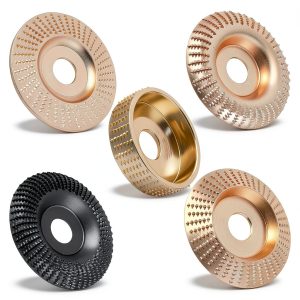 Angle Grinder Wood Carving Disc Set 5PC TJXSDZHT 4"/4.5" 5/8" Arbor-0