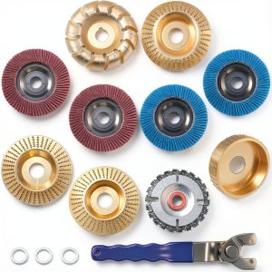 Wood Carving Disc Set 4"/4½" Angle Grinder - Seamaka Grinding Wheels-0