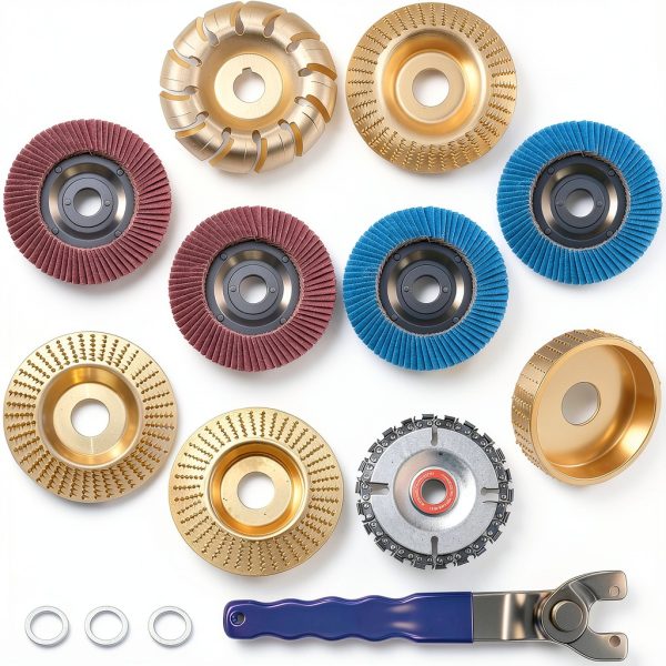 Wood Carving Disc Set 4"/4½" Angle Grinder - Seamaka Grinding Wheels-0