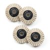 5 Inch Wool Felt Polishing Wheel Disc for Angle Grinder, Wool Polishing Wheel Disc for Metal, Marble Stone, Furniture, Car Wax, Polishing & Repairing 4 Pcs-1